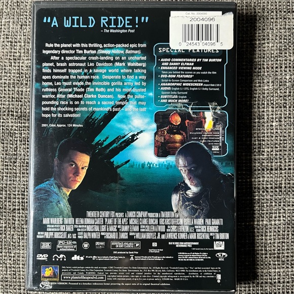 Planet Of The Apes DVD Movie - Picture 2 of 3